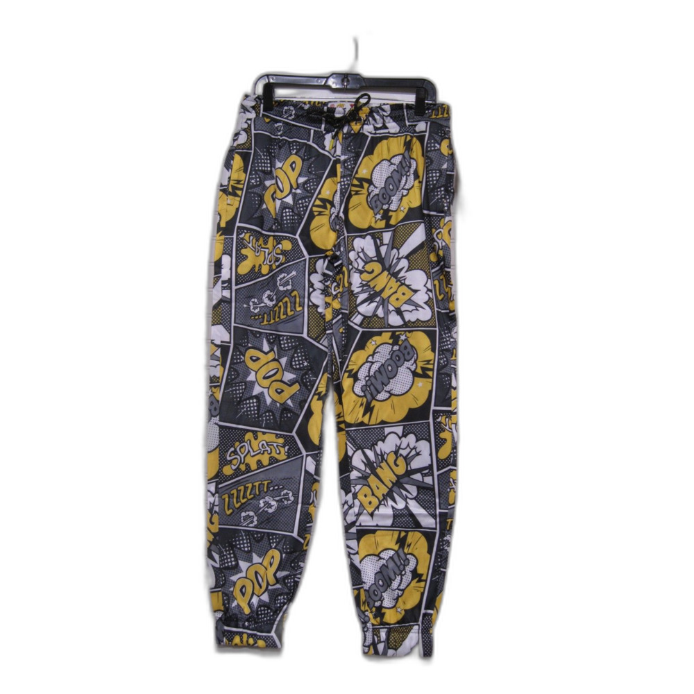 Oh Snap! By Drill Clothing Co Yellow/Black/White Joggers Size L NWT
